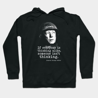 General George Patton | WW2 Quote Hoodie